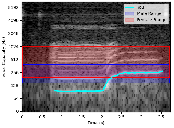 Voice range graph
